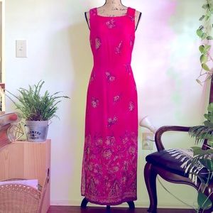 Vintage Sleeveless Maxi Dress